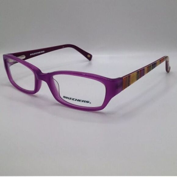 Skechers SK1565 Purple Girls Eyeglasses/Frames. EUC! Fashionable Cute - Picture 3 of 10